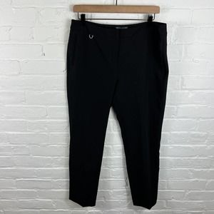 Adrianna Papell Women's Activewear Skinny Legging Pants High Rise Black Size 12